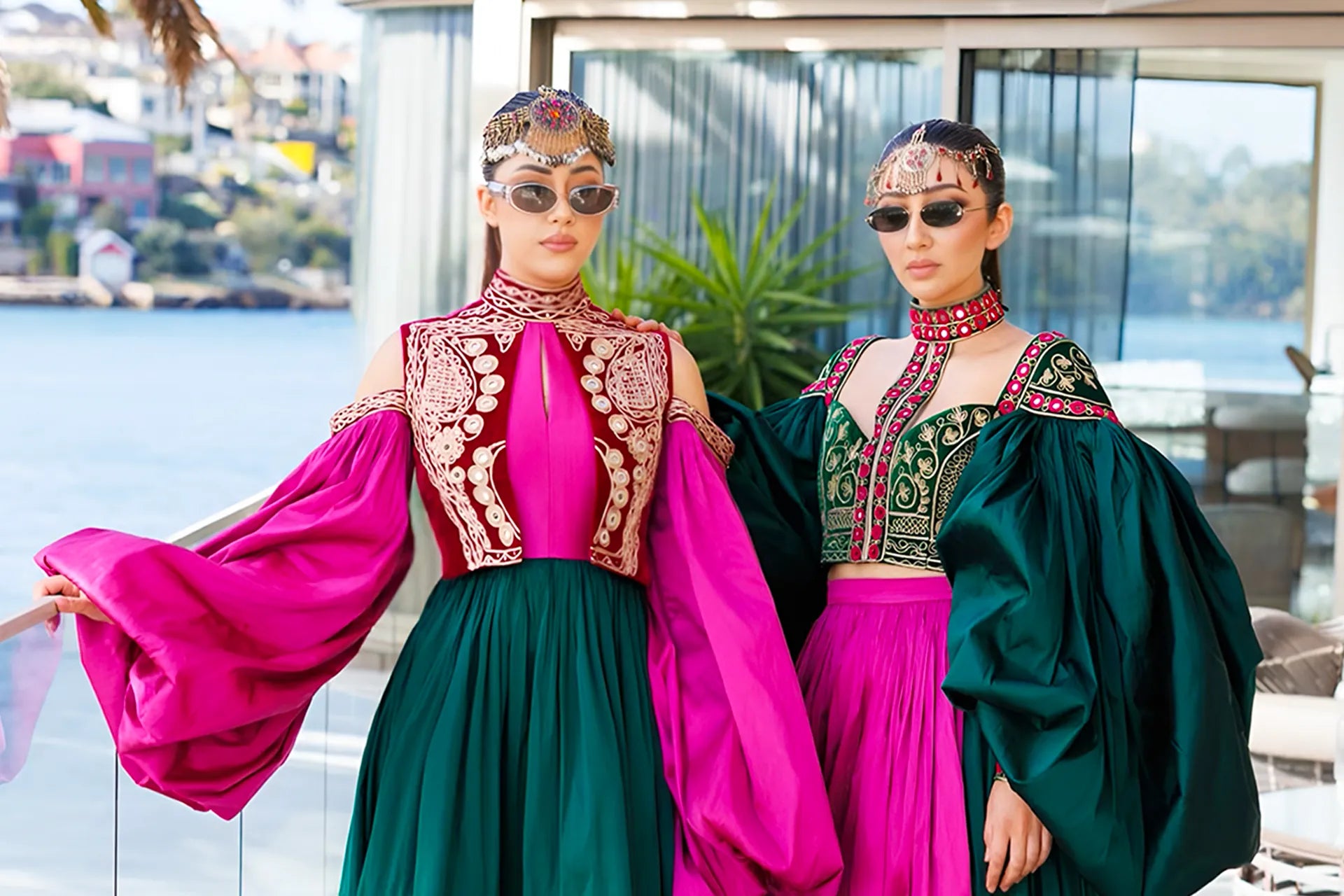 Senzela Jade models wearing Fusion collection 